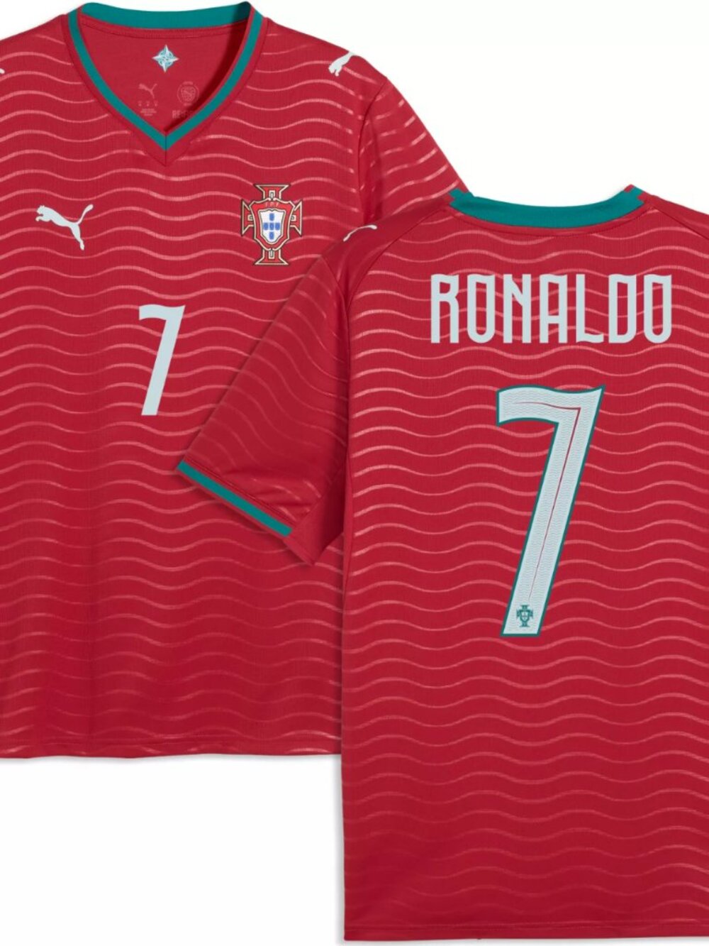 Cristiano Ronaldo #7 Portugal Home World Cup 2026 Large Fan Version All Patches